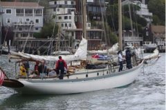 美洲杯的船只比賽-從洛杉磯飛往夏威夷空運