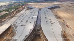 美蘭機場二期新跑道道面貫通 新航站樓露真容-日本空運