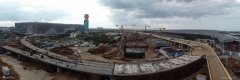 東南亞國際空運-美蘭機場二期擴建項目涉鐵工程第一座跨鐵橋梁完成架設
