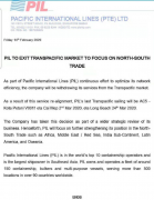 以色列的國際快遞-PIL太平船務退出跨太平洋市場，將于3月完成最后一次跨太平