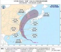 臺風“米娜”將影響華東沿海蘇浙部分地區有暴雨-國際物流查詢